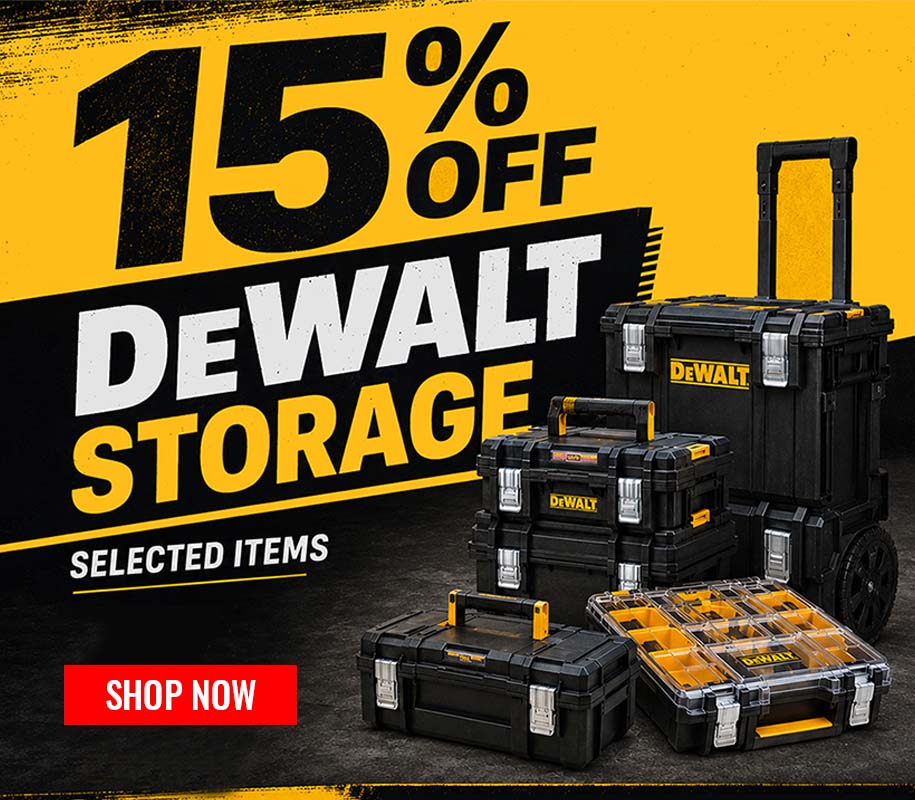 15 off dewalt storage
